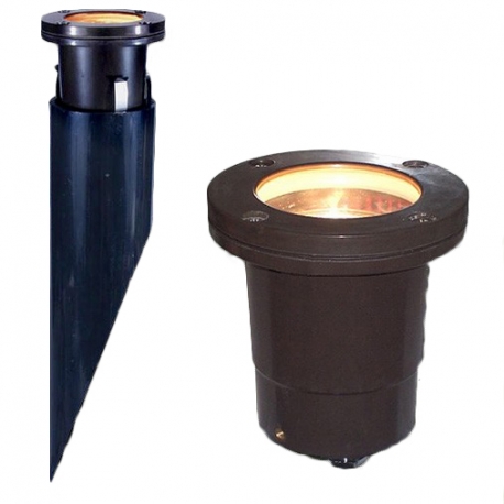 Fiberglass 12V LED MR16 Well Light w/ Open Face and PVC Sleeve