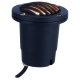Cast Aluminum 12V LED MR16 Well Light w/ Louvered Face and PVC Sleeve