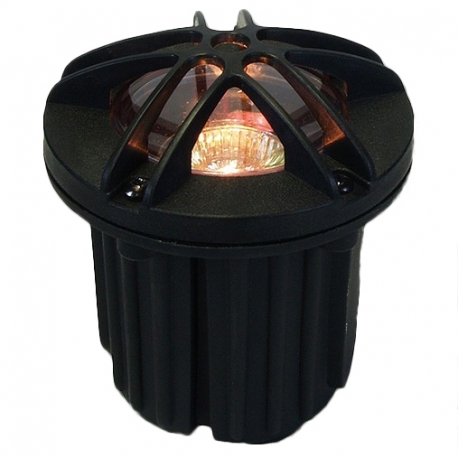 Composite (PBT) 12V LED MR16 Well Light with Dome Louvered Face