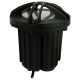 Composite (PBT) 12V LED MR16 Well Light with Dome Louvered Face