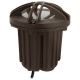 Composite (PBT) 12V LED MR16 Well Light with Dome Louvered Face