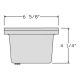 Cast Aluminum 12V LED PAR36 Well Light with Grille Face