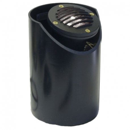 Cast Aluminum & PVC 12V LED MR16 Adjustable Well Light - Louvered Face