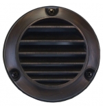 Cast Brass LED G4 Louvered Face Deck / Step Light