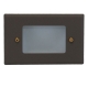 Cast Aluminum LED Open Face Mini Recessed Step Light w/ Cast Alum. Housing
