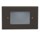 Cast Aluminum LED Open Face Mini Recessed Step Light w/ Cast Alum. Housing