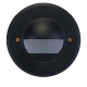 Cast Aluminum LED Round Open Face Mini Recessed Step Light w/ Cast Alum. Housing