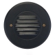 Cast Aluminum LED Round Louver Face Mini Recessed Step Light w/ Cast Alum. Housing