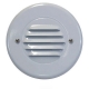 Cast Aluminum LED Round Louver Face Mini Recessed Step Light w/ Cast Alum. Housing