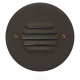 Cast Aluminum LED Round Louver Face Mini Recessed Step Light w/ Cast Alum. Housing