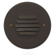 Cast Aluminum LED Round Louver Face Mini Recessed Step Light w/ Cast Alum. Housing