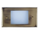 Solid Brass Premium LED Open Face Mini Recessed Step Light w/ Galvanized Steel Housing