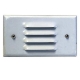 Solid Brass Premium LED Louver Face Mini Recessed Step Light w/ Galvanized Steel Housing