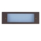 Solid Brass Premium LED Open Face Large Recessed Step Light w/ Galvanized Steel Housing