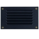 Cast Aluminum 12V LED Louver Face Small Deco Recessed Step Light (Housing & Cover)