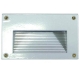 Cast Aluminum 12V LED Wash Louver Face Small Deco Recessed Step Light (Housing & Cover)