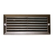 Cast Aluminum LED Louver Face Large Deco Recessed Step Light w/ Cast Alum. Housing