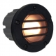 Composite (PBT) 12V LED MR16 Round Recessed Step & Brick Wall Light - Grille Face