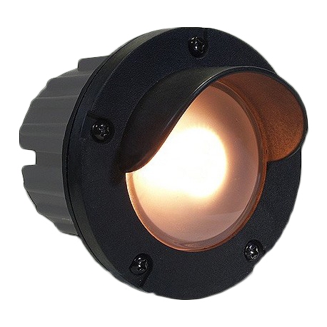 Composite (PBT) 12V LED MR16 Round Recessed Step & Brick Wall Light - With Snoot