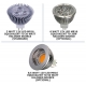 Cast Brass 12V LED MR16 Underwater Light - With Hood
