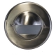 Stainless Steel LED Round Open Face Mini Recessed Step Light w/ Cast Alum. Housing