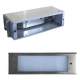 Stainless Steel Premium LED Open Face Large Recessed Step Light w/ Galvanized Steel Housing