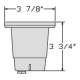 Cast Aluminum 12V LED MR16 Well Light with Open Face