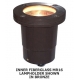 Fiberglass & PVC 12V LED MR16 Adjustable Well Light - Open Face