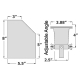 Fiberglass & PVC 12V LED MR16 Adjustable Well Light - Open Face