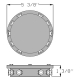 Cast Brass 12V 10-Way Underwater Junction Box