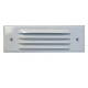 Solid Brass Premium LED Louver Face Large Recessed Step Light w/ Galvanized Steel Housing