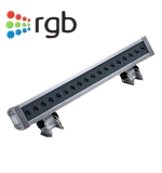 24" Length 18W LED Linear Wall Washer  - RGB with DMX Control