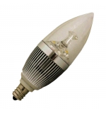 12V 3W LED Candelabra Torpedo - Low Voltage