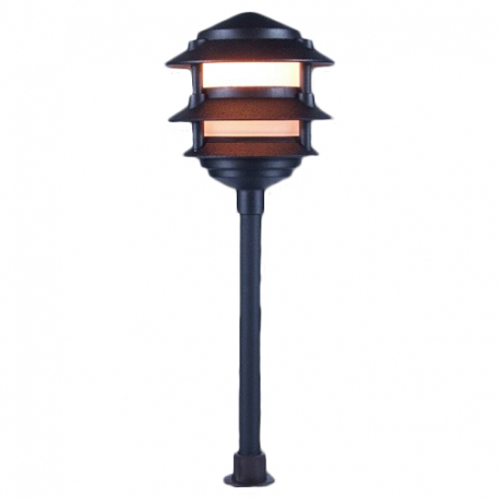 Cast Aluminum 12V G4 LED Three Tier Pagoda Light