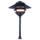 Cast Aluminum 12V G4 LED Three Tier Pagoda Light with Large Top