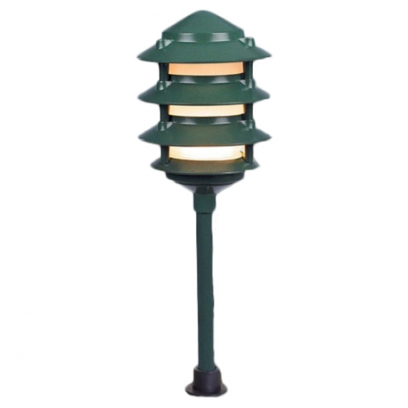 Cast Aluminum 12V G4 LED Four Tier Pagoda Light