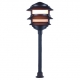 Cast Aluminum 120V A19 LED Four Tier Pagoda Light