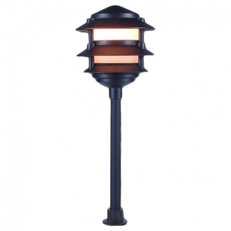 Cast Aluminum 6W 12V A19 LED Three Tier Pagoda Light