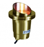 Cast Brass 12V LED MR16 Well Light with Hood