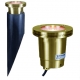 Cast Brass 12V LED MR16 Well Light w/ Open Face and PVC Sleeve