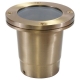 Cast Brass 12V LED MR16 Well Light w/ Open Face and PVC Sleeve