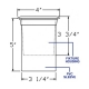 Stainless Steel 12V LED MR16 Well Light with Square Face